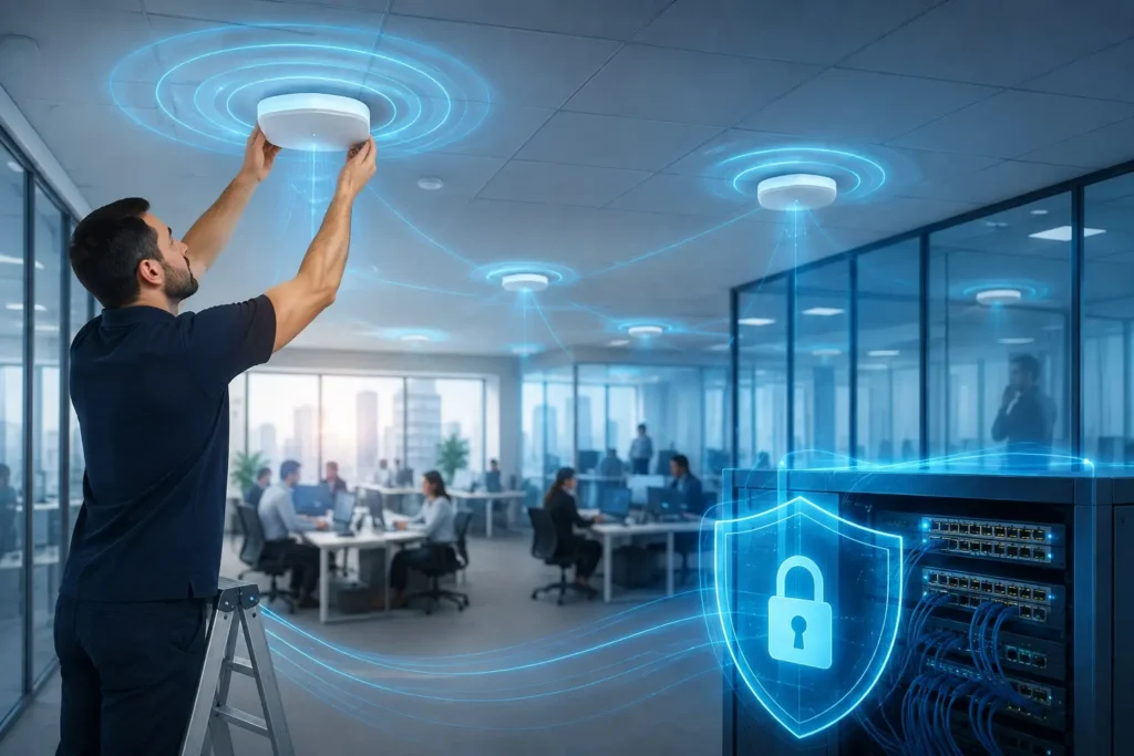 how to secure your wifi network - secure wi-fi installation for dubai companies protect your business network - secure wifi installation dubai - it amc services in dubai - itserve
